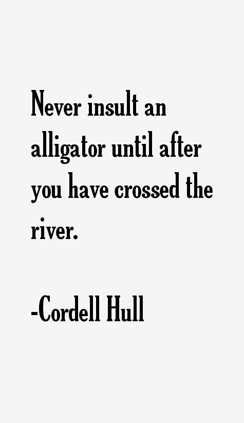 Cordell Hull Quotes