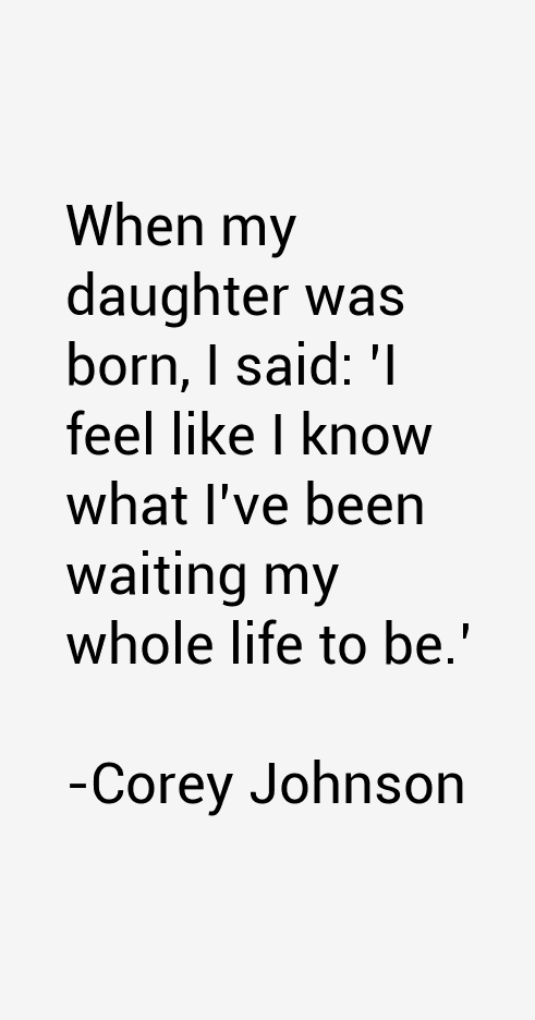 Corey Johnson Quotes