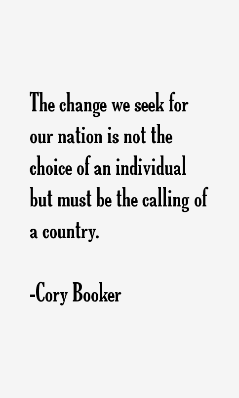 Cory Booker Quotes