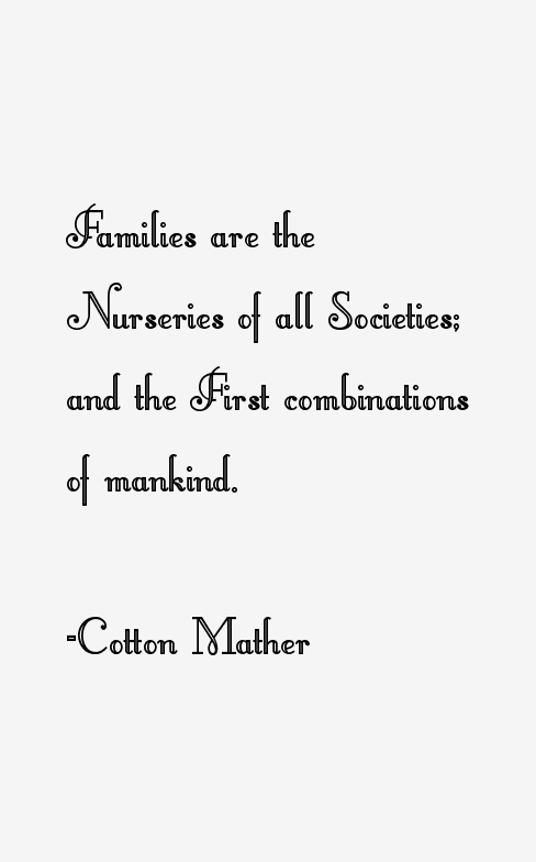 Cotton Mather Quotes