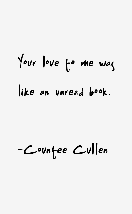 Countee Cullen Quotes