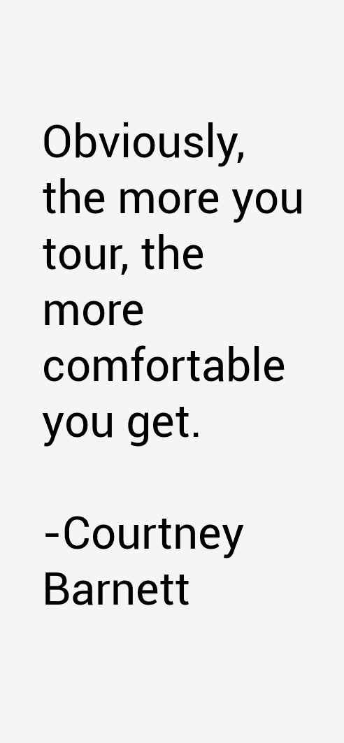 Courtney Barnett Quotes