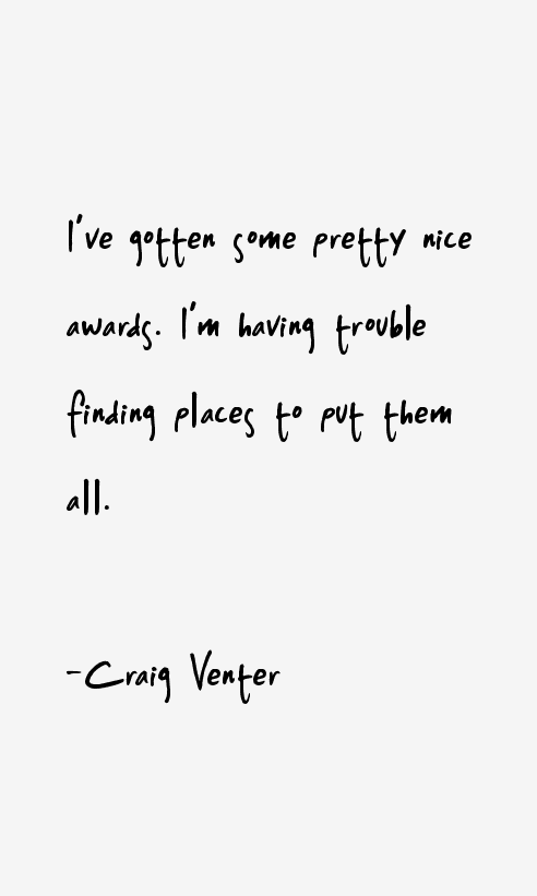 Craig Venter Quotes