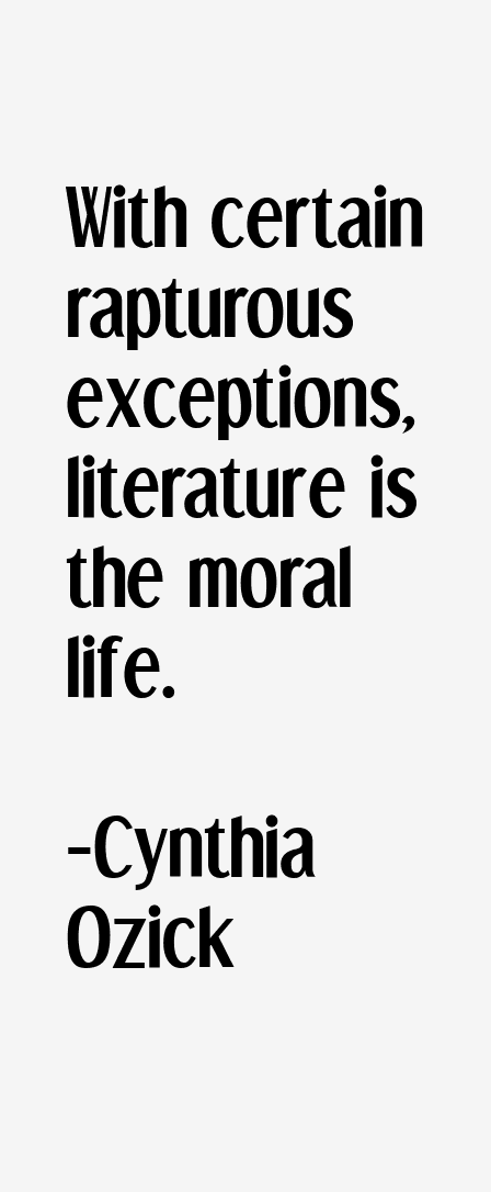 Cynthia Ozick Quotes