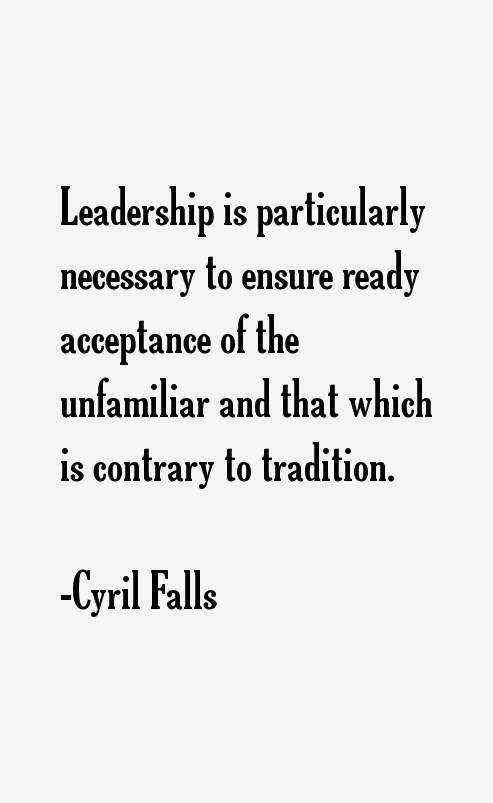 Cyril Falls Quotes