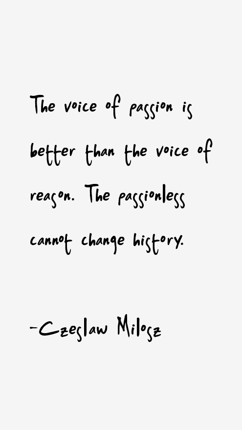 Czeslaw Milosz Quotes