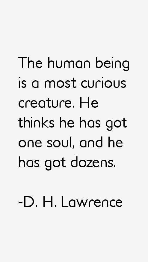 D. H. Lawrence Quotes