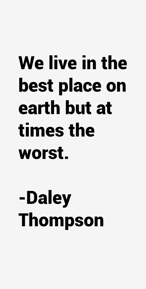 Daley Thompson Quotes