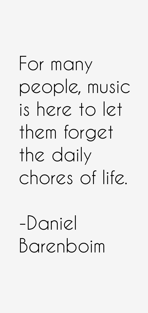 Daniel Barenboim Quotes