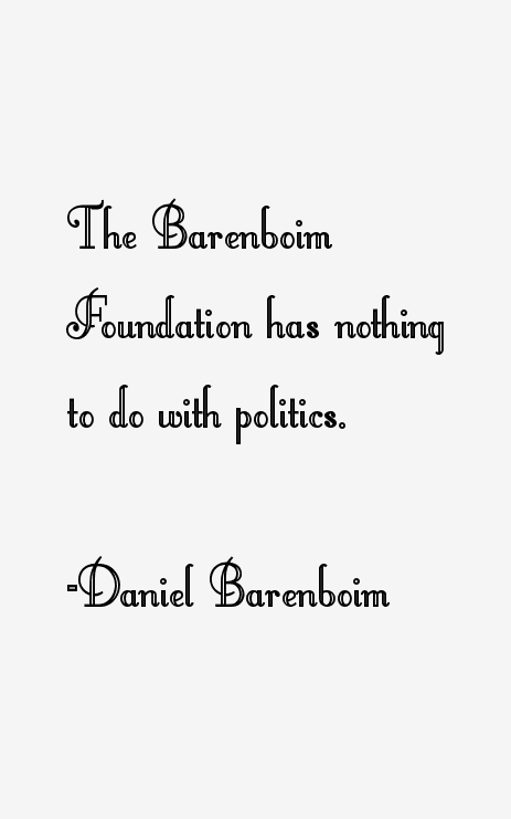 Daniel Barenboim Quotes