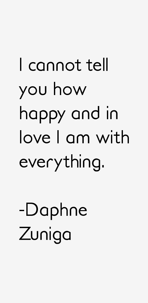 Daphne Zuniga Quotes