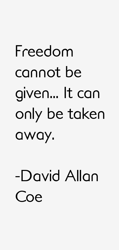 David Allan Coe Quotes