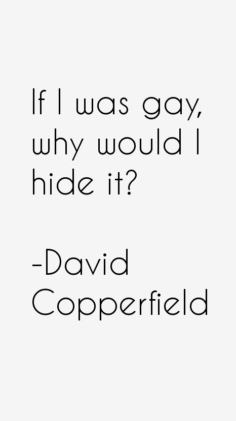 David Copperfield Quotes