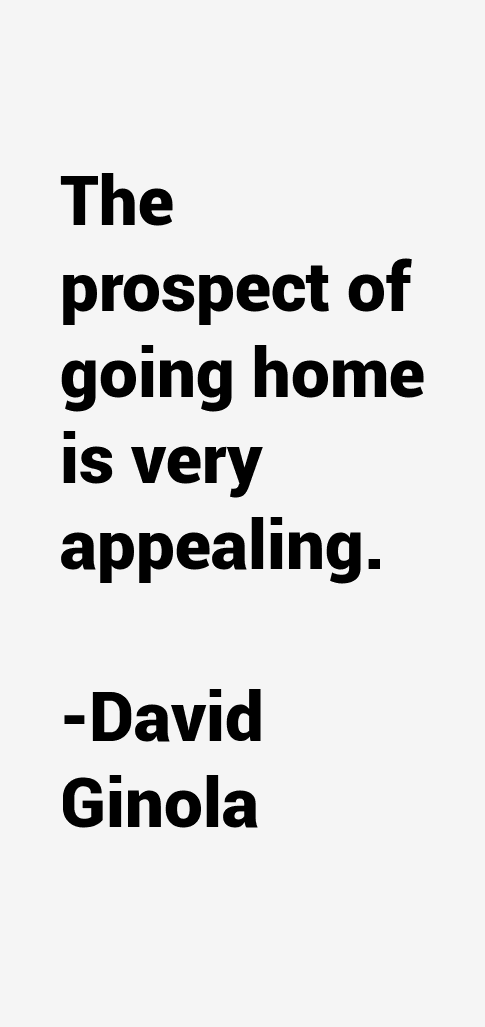 David Ginola Quotes