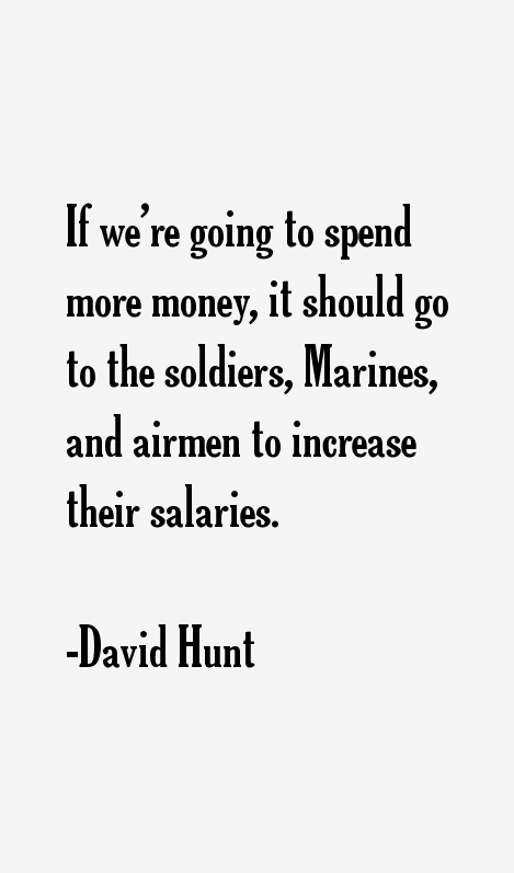 David Hunt Quotes
