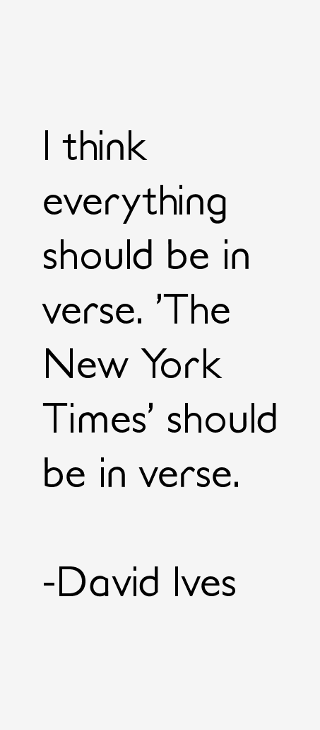 David Ives Quotes