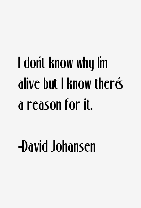 David Johansen Quotes