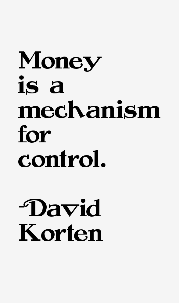 David Korten Quotes