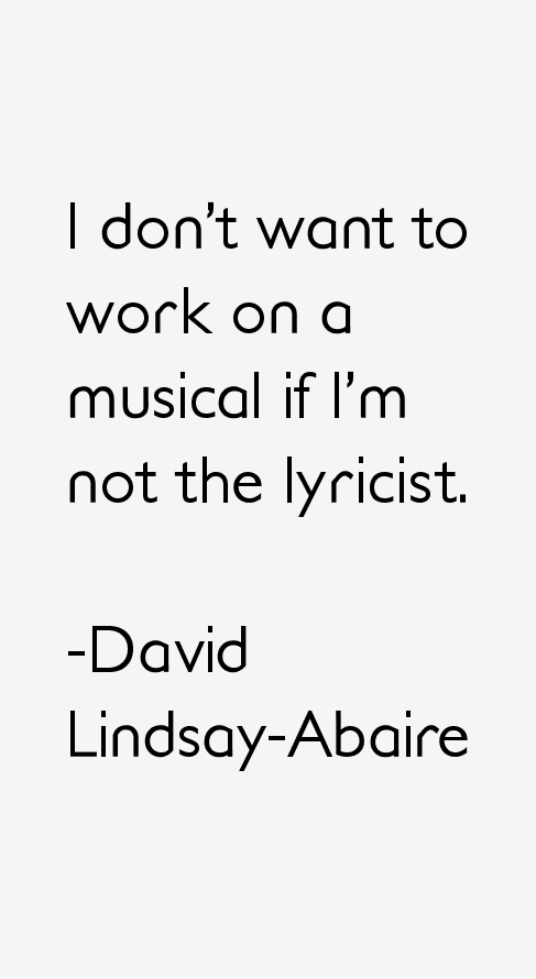 David Lindsay-Abaire Quotes