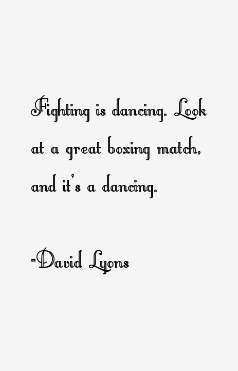 David Lyons Quotes