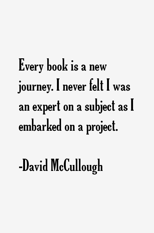 David McCullough Quotes