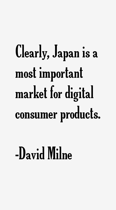 David Milne Quotes