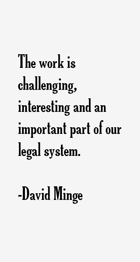 David Minge Quotes