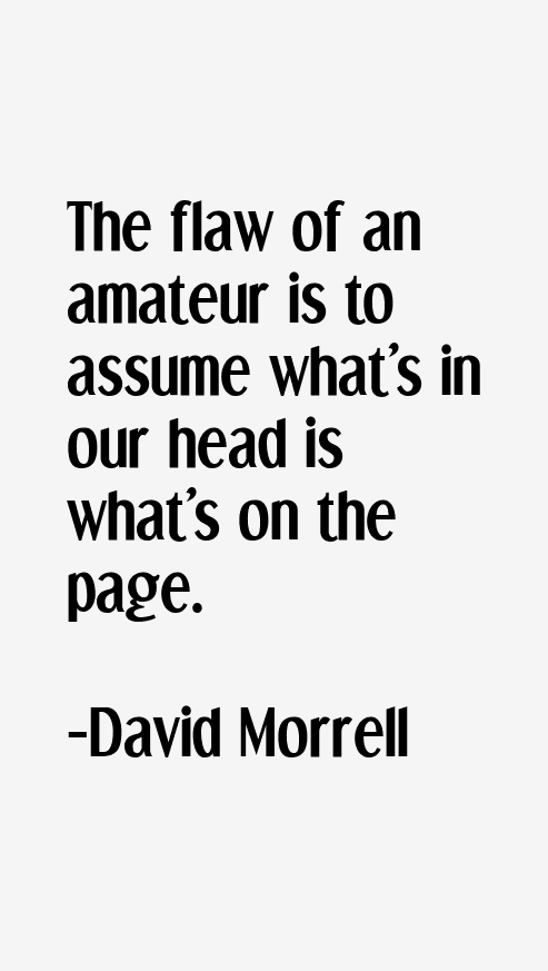 David Morrell Quotes