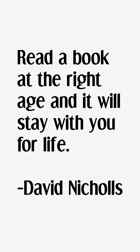 David Nicholls Quotes