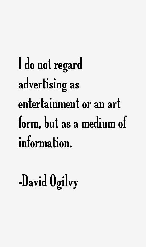 David Ogilvy Quotes