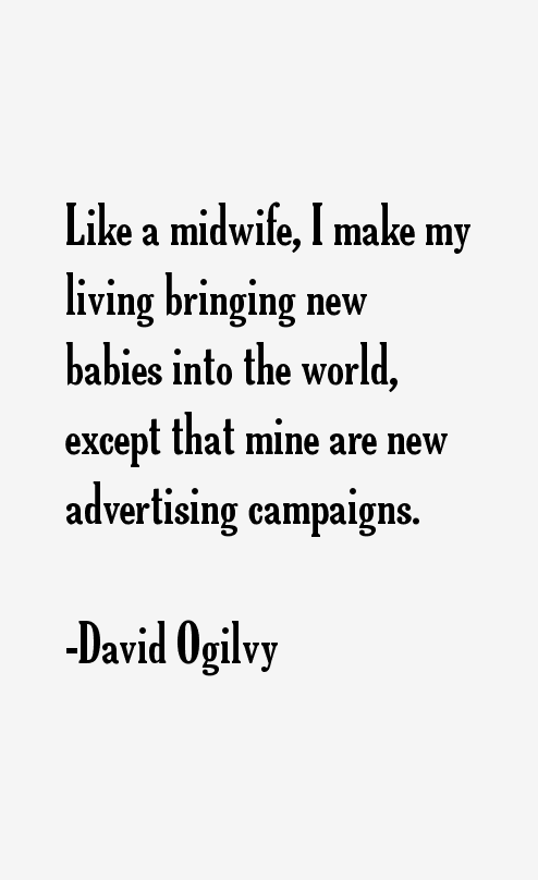 David Ogilvy Quotes