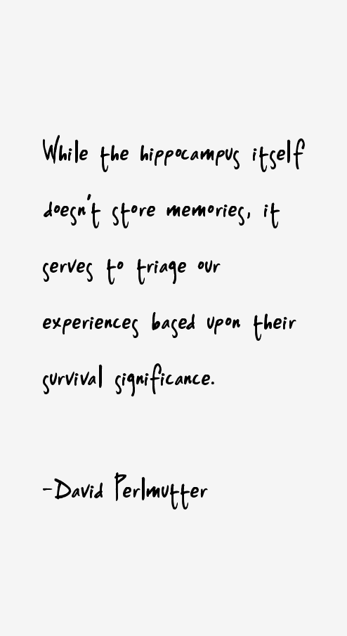 David Perlmutter Quotes