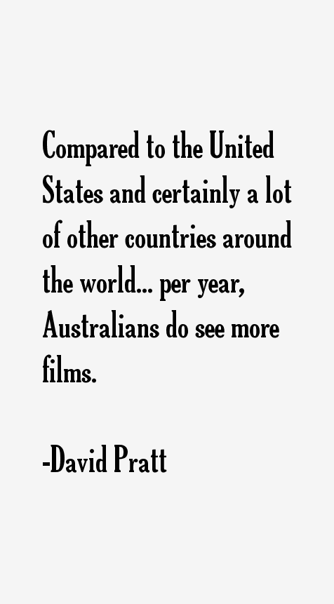 David Pratt Quotes