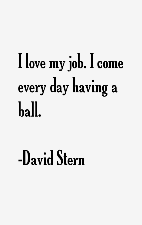 David Stern Quotes