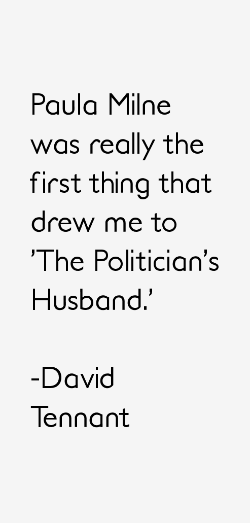 David Tennant Quotes