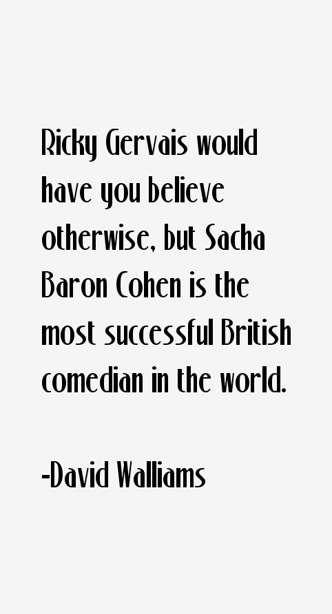 David Walliams Quotes