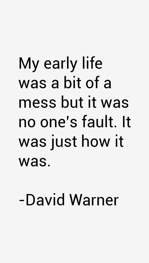 David Warner Quotes