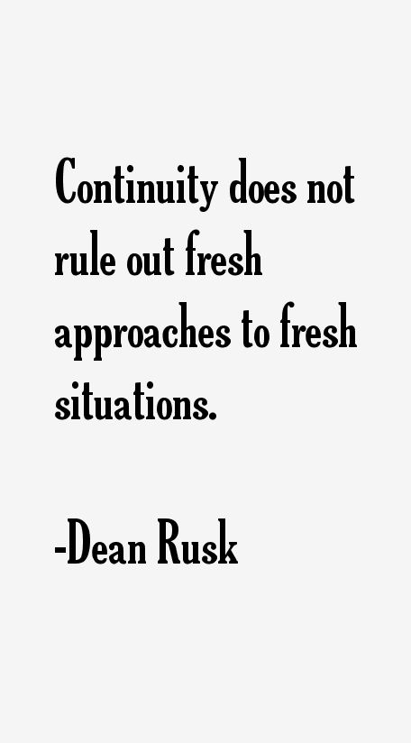 Dean Rusk Quotes