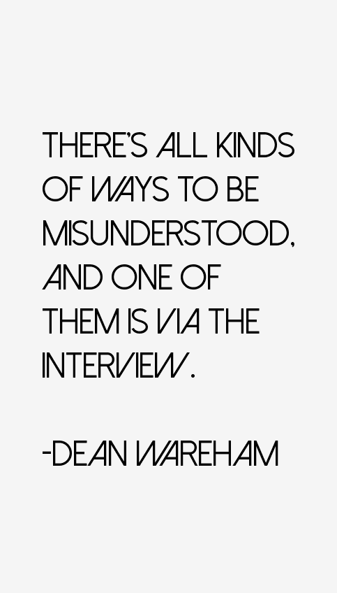 Dean Wareham Quotes