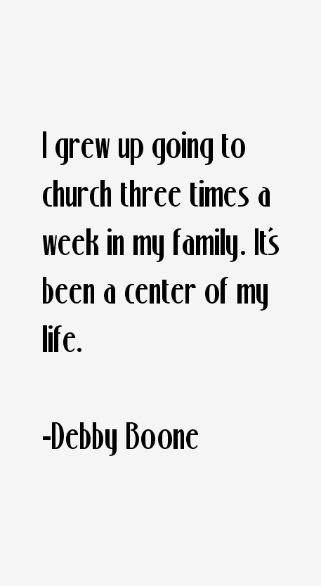 Debby Boone Quotes