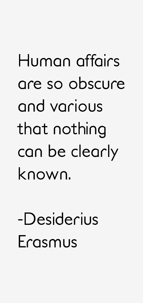 Desiderius Erasmus Quotes