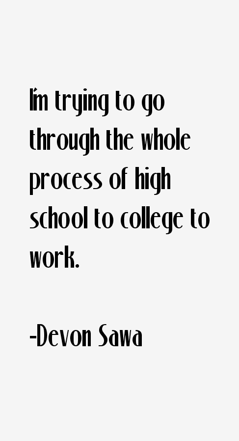 Devon Sawa Quotes