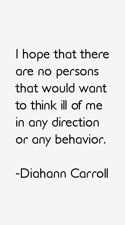 Diahann Carroll Quotes