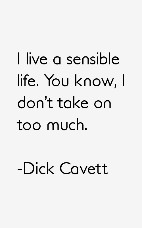 Dick Cavett Quotes