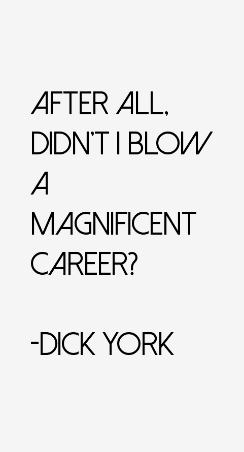 Dick York Quotes