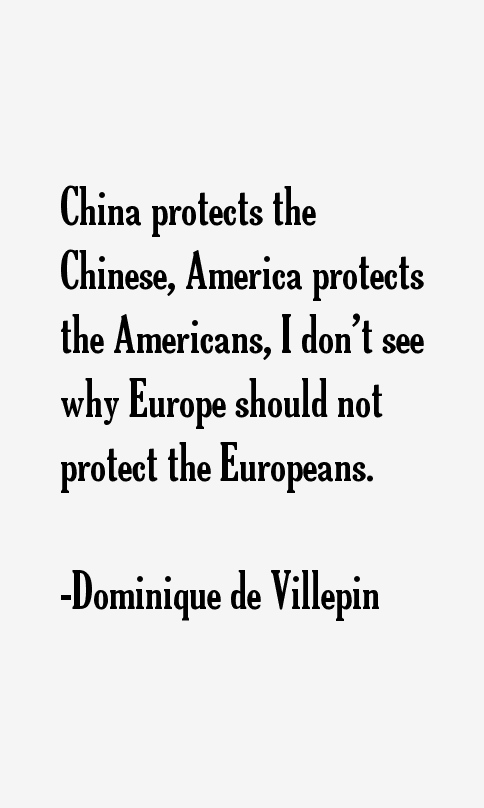 Dominique de Villepin Quotes