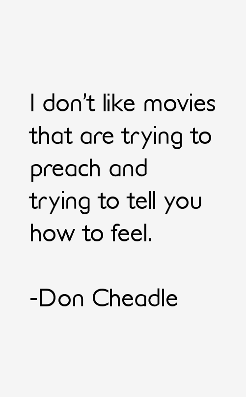 Don Cheadle Quotes