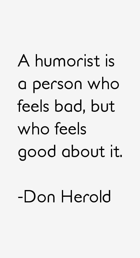 Don Herold Quotes