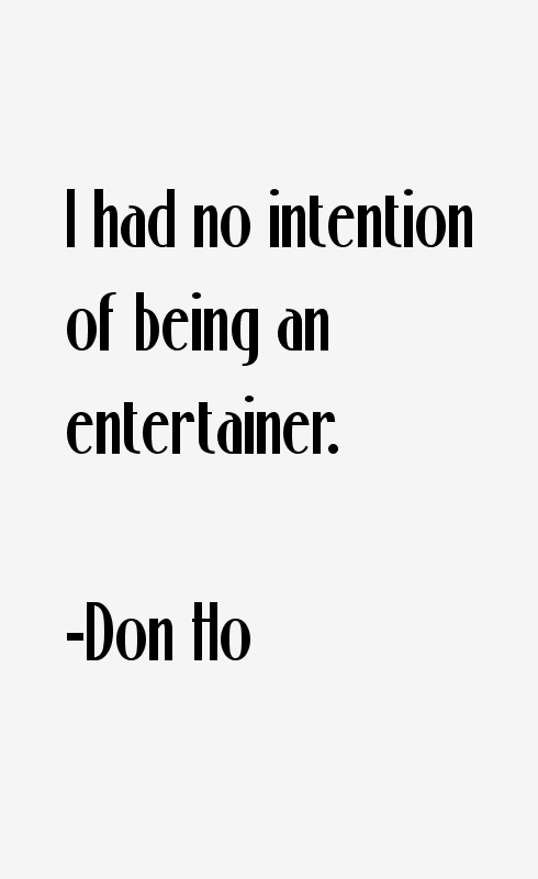 Don Ho Quotes