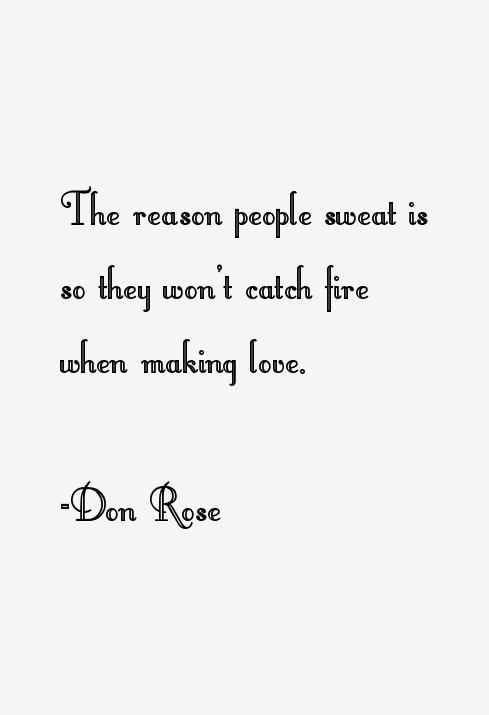 Don Rose Quotes